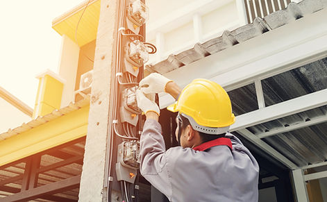 General Industry Worker Practicing Workplace Safety While Fixing Electricals